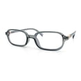 thumbnail image 4 of Narrow Oval Thin Plastic Urban Chic Blue Light Filter Computer Glasses [Slate], 4 of 7