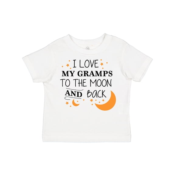 Inktastic I Love My Gramps To The Moon and Back Boys or Girls Toddler T-Shirt
