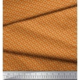 thumbnail image 3 of Soimoi Orange Cotton Voile Fabric Diamond Geometric Print Fabric by the Yard 56 Inch Wide, 3 of 3