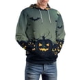 thumbnail image 2 of POBUDS Hoodie, Regular Fit Sporty Pullover Hooded Sweatshirt for Men Women Halloween Night Spooky S, 2 of 6