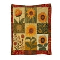 thumbnail image 2 of Cozy 60"x80" Throw Blanket - Ultra-Soft & Lightweight Throw for Sofa, Bed or Travel, Perfect for Chilly Nights, Movie Time & Relaxation, Wrinkle-Resistant, Sunflower, 2 of 4