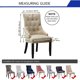 thumbnail image 5 of FUNDA PARA SILLA RETRÁCTIL IMPERMEABLE LINGUISTIC 4 PIEZAS - GRIS CLARO, funda para silla universal, moderna y duradera, adecuada para el hogar, hotel, restaurante, banquete y cocina, 5 of 5