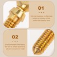 thumbnail image 3 of HEALEEP 2Set Practical Flute Heads Parts Copper for Flute Accessories and Repair, 3 of 8