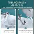 thumbnail image 4 of Faucet, 1080 Rotatable Extension Faucet Aerator, Durable Anti-splash Faucet Extension, Two-way Water-saving Faucet Aerator., 4 of 5
