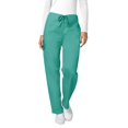 thumbnail image 3 of Adar Uniforms Unisex Natural-Rise Drawstring Tapered Leg Pants Petite, 3 of 6