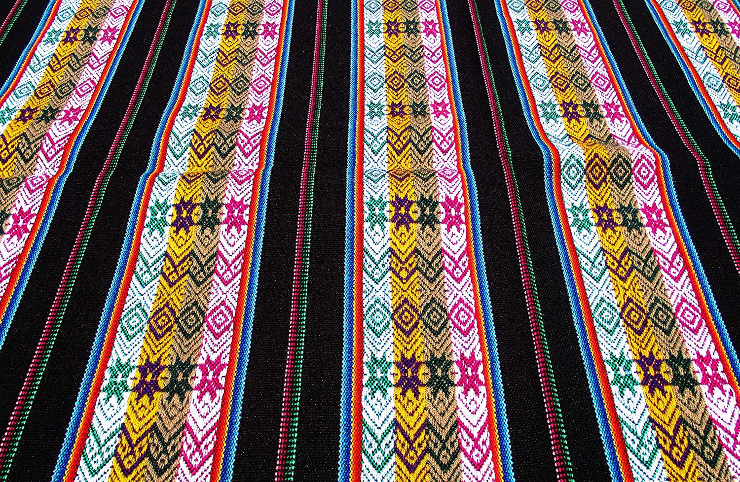 Purple Aguayo Tablecloth South American Art Break Inka Peruvian Fabric Native Table Cover 50 x 50 Peru Bolivia Ecuador 