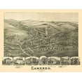 thumbnail image 2 of Fowler 18x15 White Modern Wood Framed Museum Art Print Titled - Cameron West Virginia - Fowler 1899, 2 of 4