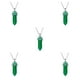 thumbnail image 3 of Sonducket Hexágono Columna Encanto Mujeres Colgantes Colgantes Amuletos de cristal puntiagudos para DIY Cadena Llaveros Decoraciones Verde Type2 NO2 Sonducket CBP468237, 3 of 6