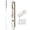 Satin Nickel-1, variant on 18 Inch Extended Flip Lever Flush Bolt Satin Nickel 1 For Double Door