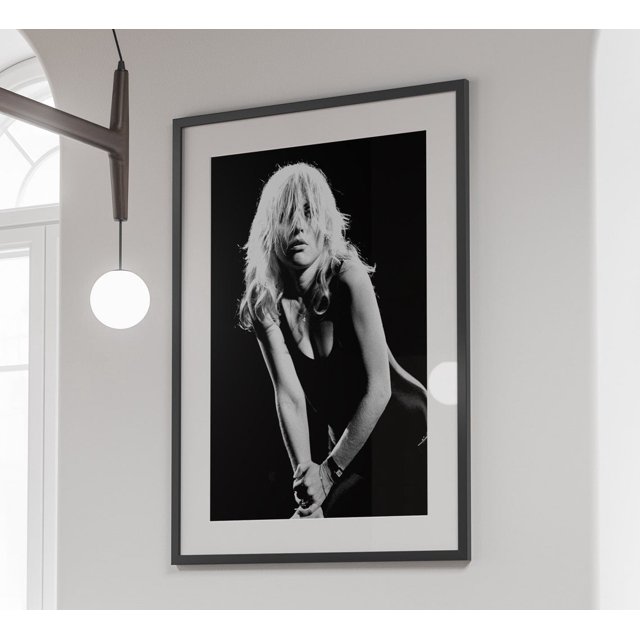 Póster del concierto de Debbie Harry, arte mural en blanco y negro, impresión vintage, impresiones fotográficas, decoración de salas de música, impresión feminista