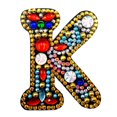 thumbnail image 1 of Porte-clés de Noël 26 Lettres Pendentif Strass, 1 of 8