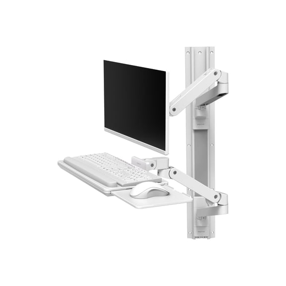 Ergotron Wall Mount for Monitor, LCD Display, Keyboard - White (45-696-290)