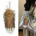 thumbnail image 6 of Long Faux Furs Animal Tail Pendant Keychain Soft Bag Charm Handbag Phone Accessory Car Key Decoration and Accessories, 6 of 11