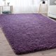 thumbnail image 1 of Alfombra de Área Merelax Suave Moderna Shaggy 90 cm x 150 cm Gris-Púrpura, 1 of 7