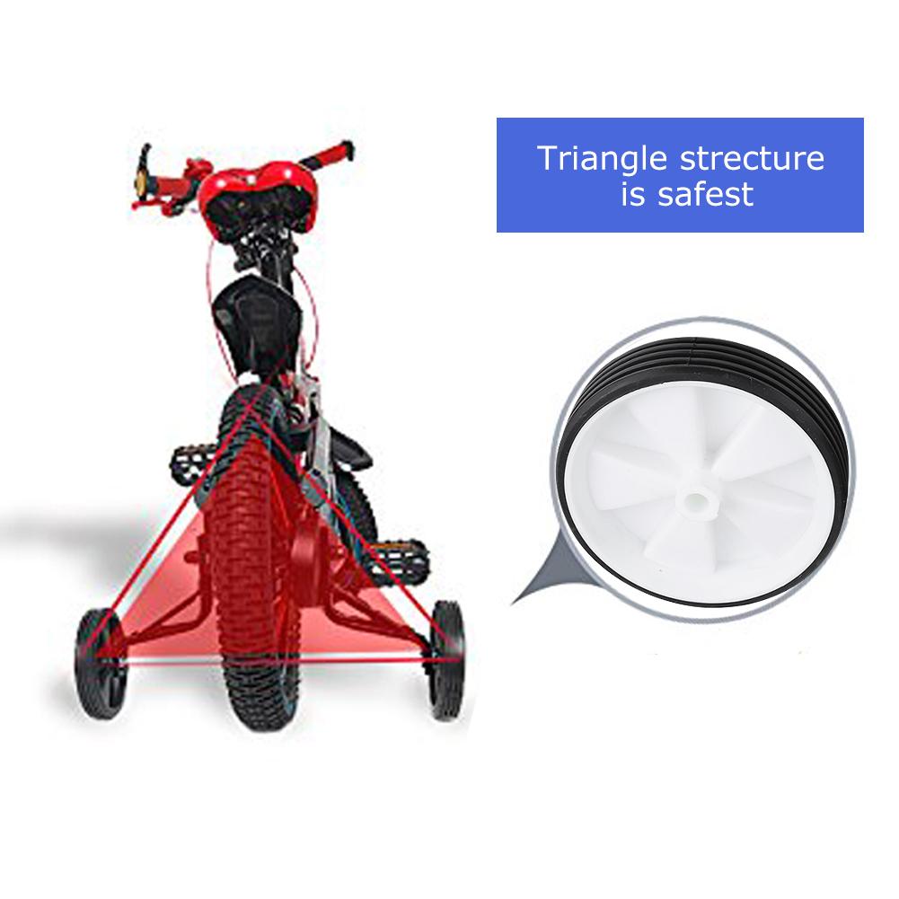 Roues Stabilisatrices Vélo Enfant - Ajustables 18 à 24 Pouces - Acier Renforcé - Sécurité Anti-chute - 7