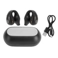 thumbnail image 1 of Auricular de alta fidelidad de Bluetooth del gancho para la oreja de los auriculares de botón de Bluetooth 5.3 con el indicador digital para el trabajo y el deporte, 1 of 8
