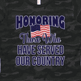 thumbnail image 4 of Inktastic Veterans Day Military Honoring Those Who Serve Women's T-Shirt, 4 of 5