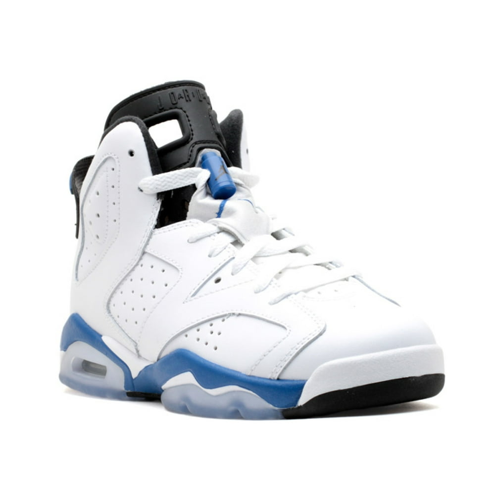 AIR JORDAN 6 RETRO BG (GS) 'SPORT BLUE' - 384665-107 - Walmart.com ...