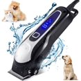 thumbnail image 1 of Professional Dog Clippers, Cordless Electric Dog Clippers for Long and Thick Hair, Professional Dog and Cat Clippers, Pet Grooming Kit, Safe Sharp Blade, Low Noise, LCD Display, 1 of 5