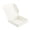 White, variant on White Paper Mini Pizza Box - 3 1/2" x 3 1/2" x 3/4" - 100 count box