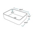 thumbnail image 3 of Polaris V140-B Évier en Porcelaine Bisque, 3 of 5