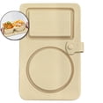 thumbnail image 1 of Dvruxg Silicone Double Compartment Snack Box, Reusable Leakproof Lunch Container, Foldable Condiment Tray for Lunches, 1 of 5