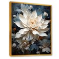 thumbnail image 2 of Designart "Serene Lotus Blossom I" Lotus Floater Framed Canvas Wall Art, 2 of 5