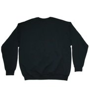 No. 1 Cares Women's Oversized Graphic Print Black Crew Sweatshirt (XL)