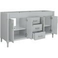 thumbnail image 3 of Avanity BRISTOL-VS61-LG-C Bristol 60" Free Standing Double Basin Vanity Set - Grey, 3 of 7
