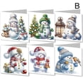 thumbnail image 5 of Christmas DIY Diamond Greeting Cards Set, DIY Diamond Art Painting Christmas Style Greeting Card, DIY Christmas Card Making Kits for Family Friends Handmade Gift, 5 of 5