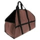 thumbnail image 4 of Bolsa grande de leña para chimeneas y estufas - 棕色 marrón Baoblaze Paquete de transporte de madera para leña, 4 of 8