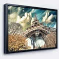 thumbnail image 3 of Design Art Vue De Tour Eiffel En Paris   Sur Toile Encadrée, 3 of 5