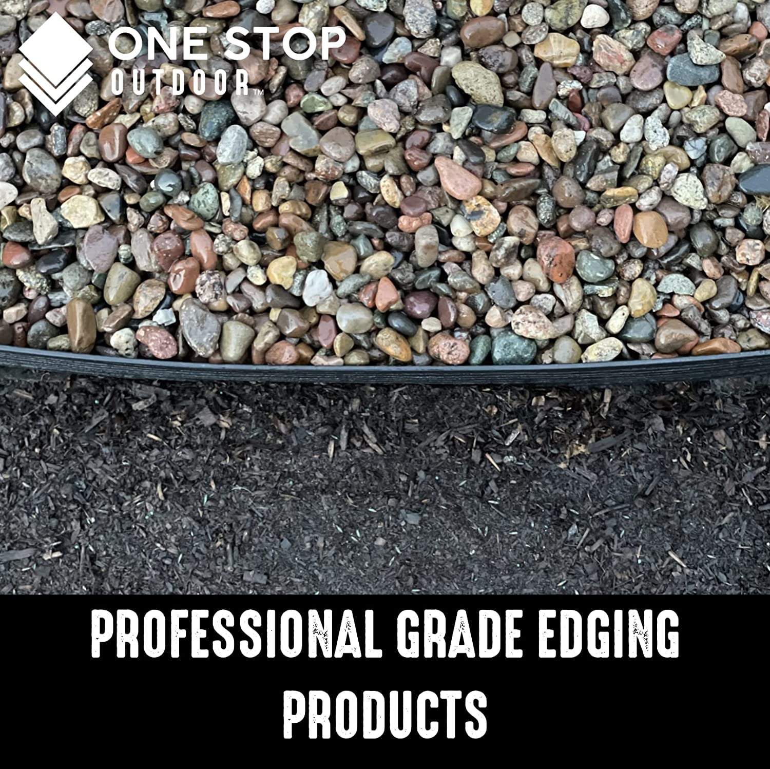 Instant Edging - (Extra Tall 4.75" High) - Brown 20ft Premium No Dig Yard Edging Kit, for Landscaping, and Flower Gardens - Includes 18 Edging Stakes (Brown)