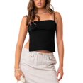 thumbnail image 2 of Sngxgn Women's Camisole Tank Top-Breathable Stretch(Black,S), 2 of 7