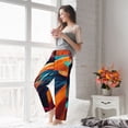 thumbnail image 6 of KLL Womens Abstract Fabric Color Waves Print Pajama Pants Soft Pajama Bottoms for Women Cozy Lounge Pants-XX-Large, 6 of 7