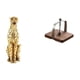 thumbnail image 1 of Escultura de mesa con base de madera, servilletero, figura decorativa de animal, organizador de pañuelos para oficina, cocina, comedor, decoración del, 1 of 8
