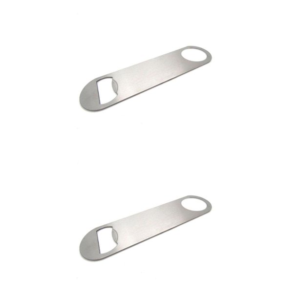 Yuarrent Bottle Opener Stainless Steel Kitchen Manual Picnic Double Head Bartender Lid Remover Removal Cap Portable for Hotel 2piezas Yuarrent CBP011740