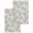 Light Beige Mist Blue Gray Blue, variant on Rustic Blue Leaves Hand Towels Set, Waffle Weave Kitchen Towels 2 Pieces, Farmhouse Botanical Beige Microfiber Hair Face Bath Tea Towel Absorbent Quick Drying Cleaning Dish Cloths, 15.7"x23.6"