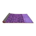 thumbnail image 2 of Ahgly Company Indoor Round Abstract Purple Modern Area Rugs, 8' Round, 2 of 4