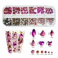 thumbnail image 2 of Strass en Cristal à Dos Plat en Verre à Formes Multiples pour Nail Art et Bricolage, 2 of 5