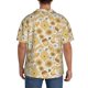 thumbnail image 3 of Fotbe Honey Honeycomb Camisa Estampada de Manga Corta para Hombre, Casual de Verano, Estilo Playero, Sin Arrugas-XX-Large, 3 of 5