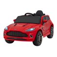 thumbnail image 1 of KingToys Red 2026 Licensed Aston Martin DB X 12V Kids Ride On One Seater Car With Remote Control, 1 of 2