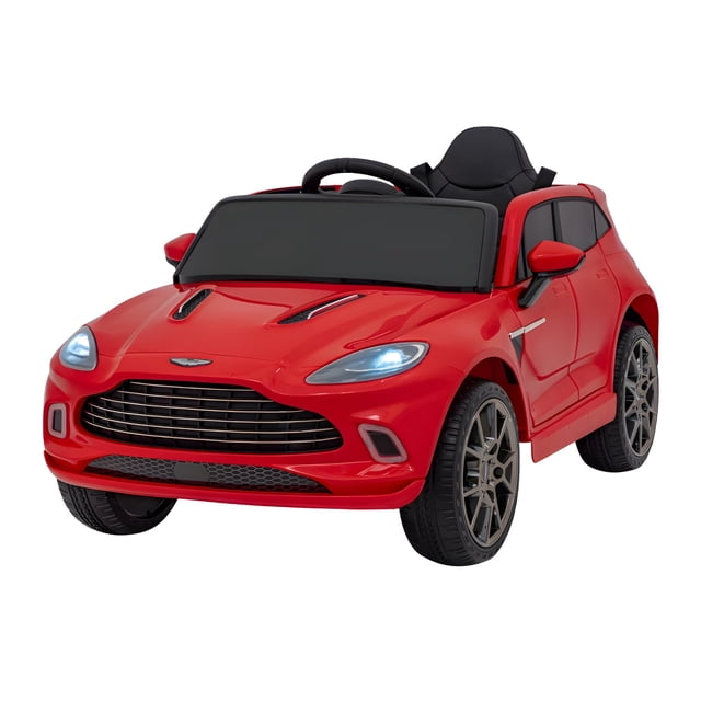 KingToys Red 2026 Licensed Aston Martin DB X 12V Kids Ride On One Seater Car With Remote Control