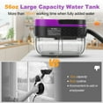 thumbnail image 6 of Steam Cleaner, 3-Level Adjustable Handle, 10s Fast Heat-Up, 1.6L Tank,Portable Steamer for Cleaning with 10 Pcs Accessories for Home,Dirt, Grease, Grout, Tile,Floor,Couch,Car,Violet, 6 of 8