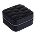 thumbnail image 2 of Joyero de viaje, organizador de joyas, contenedor portátil para mujeres, estuche de almacenamiento, caja de almacenamiento de joyas para pulseras, Negro, 2 of 8