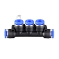 thumbnail image 2 of Plastic Inline Manifold Union Push to Connect Tube Fittings Push Lock, 4mm 5, 2 of 3