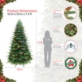 thumbnail image 3 of Pre-Lit 7.5' Rutland Spruce Artificial Christmas Tree with 700 Lights, Green, 3 of 6