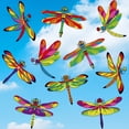 thumbnail image 3 of Decorative Screen Magnets, Vibrant Color Dragonfly Pattern for Screen Door Protector, Double Sided Magnetic Flexible Screen Door Stickers, Prevent Injuries for Pets and Guests, 12, 3 of 5