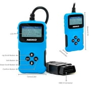 NEIKO 40500A Car OBD2 Scanner, Car Scanner Code Decoder, Reader & Eraser Automotive Check Engine Light Diagnostic Read & Clear Emission & Fault Codes 9, Code Reader, OBD2 Scanner Diagnostic Tool