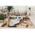thumbnail image 3 of Walter Payton Rugs, Area Rugs, Custom Rugs, Salon Rug, Corridor Rug, Rug, Gym Rug, Americn Football Rug, Easy to Clean Rugs, Brown Rug, 2.6'x4' - 80x120 cm, 3 of 8